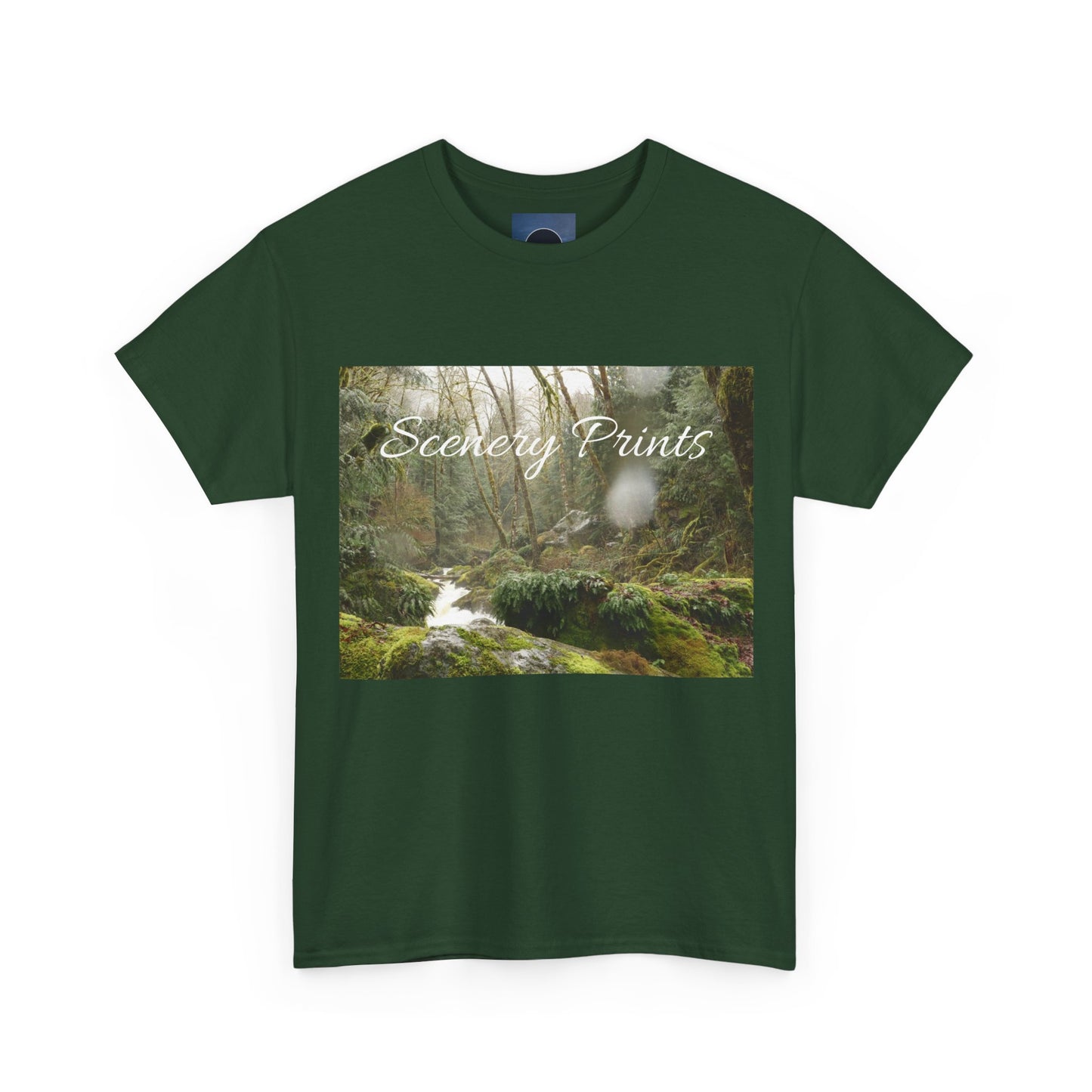 Scenery Prints Rainy Waterfall Tee
