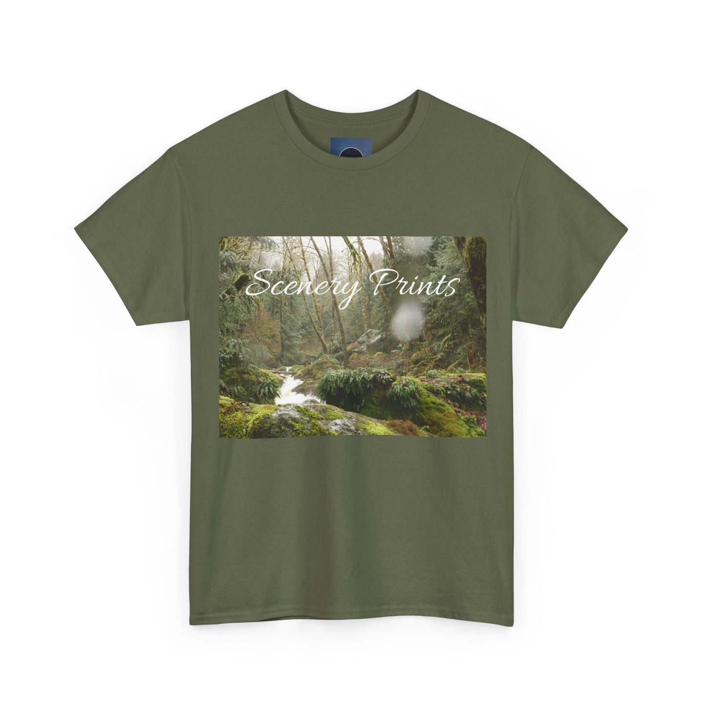 Scenery Prints Rainy Waterfall Tee
