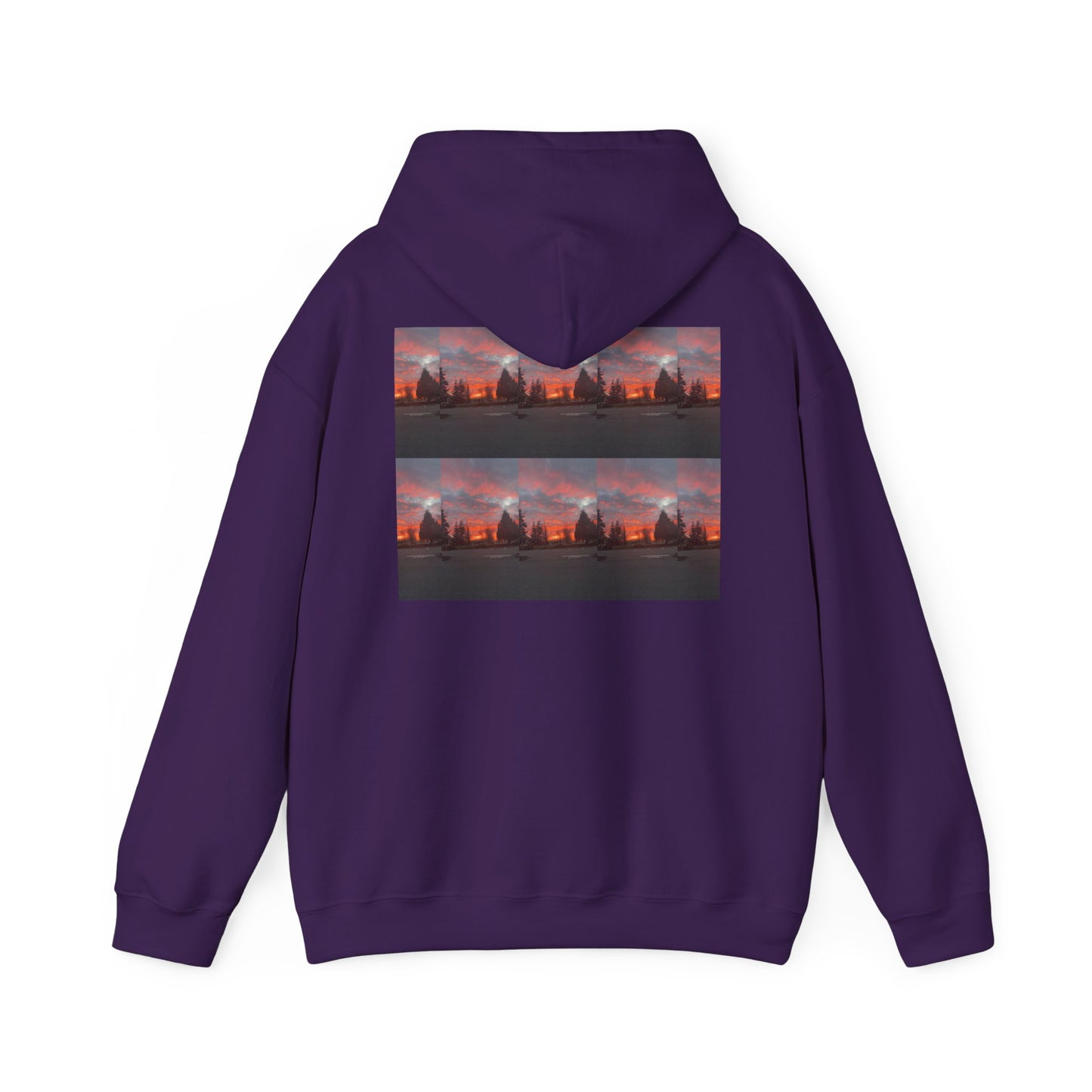 Scenery Prints Unisex Heavy Blend Hooded Sweatshirt - Cozy Landscape Graphic Hoodie
