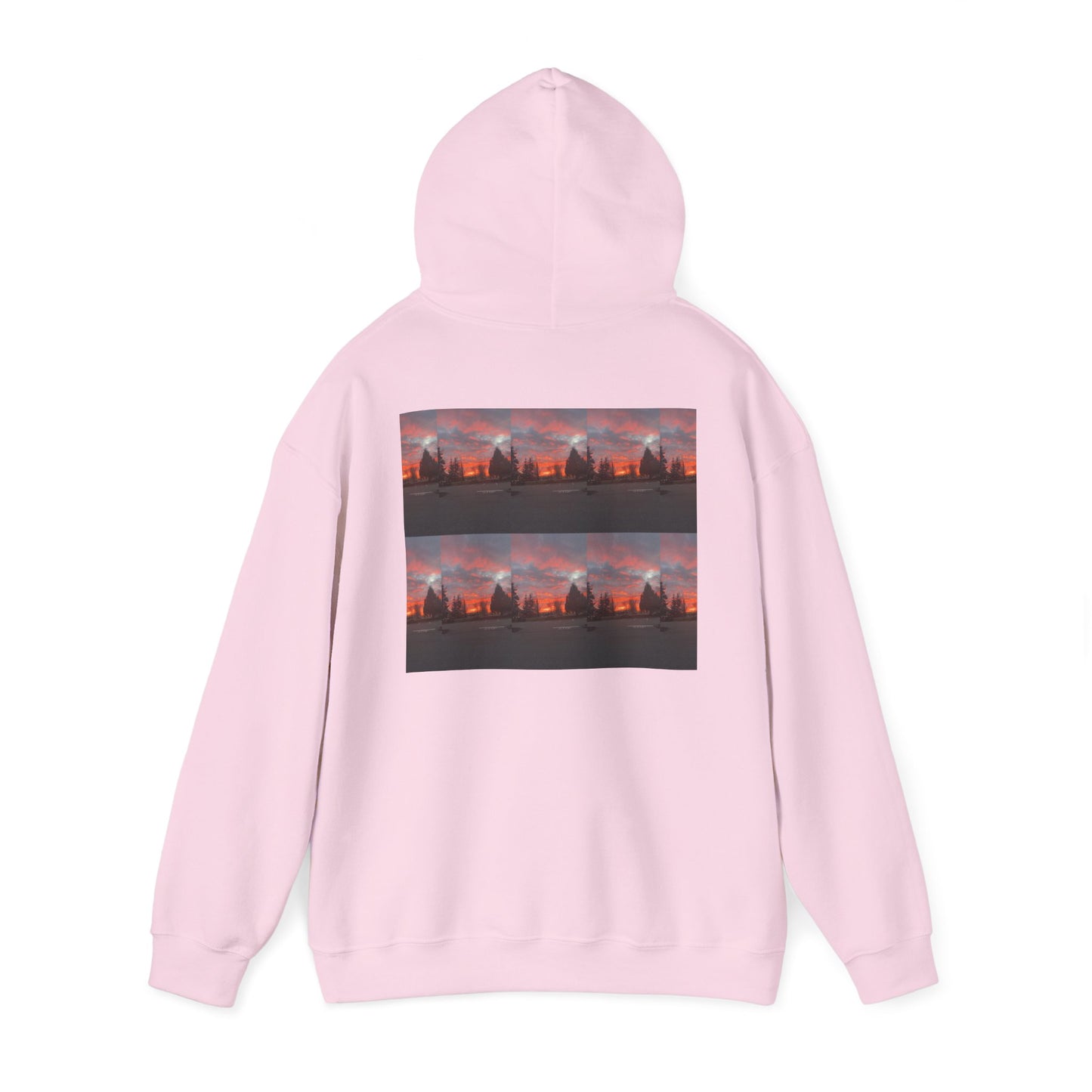 Scenery Prints Unisex Heavy Blend Hooded Sweatshirt - Cozy Landscape Graphic Hoodie