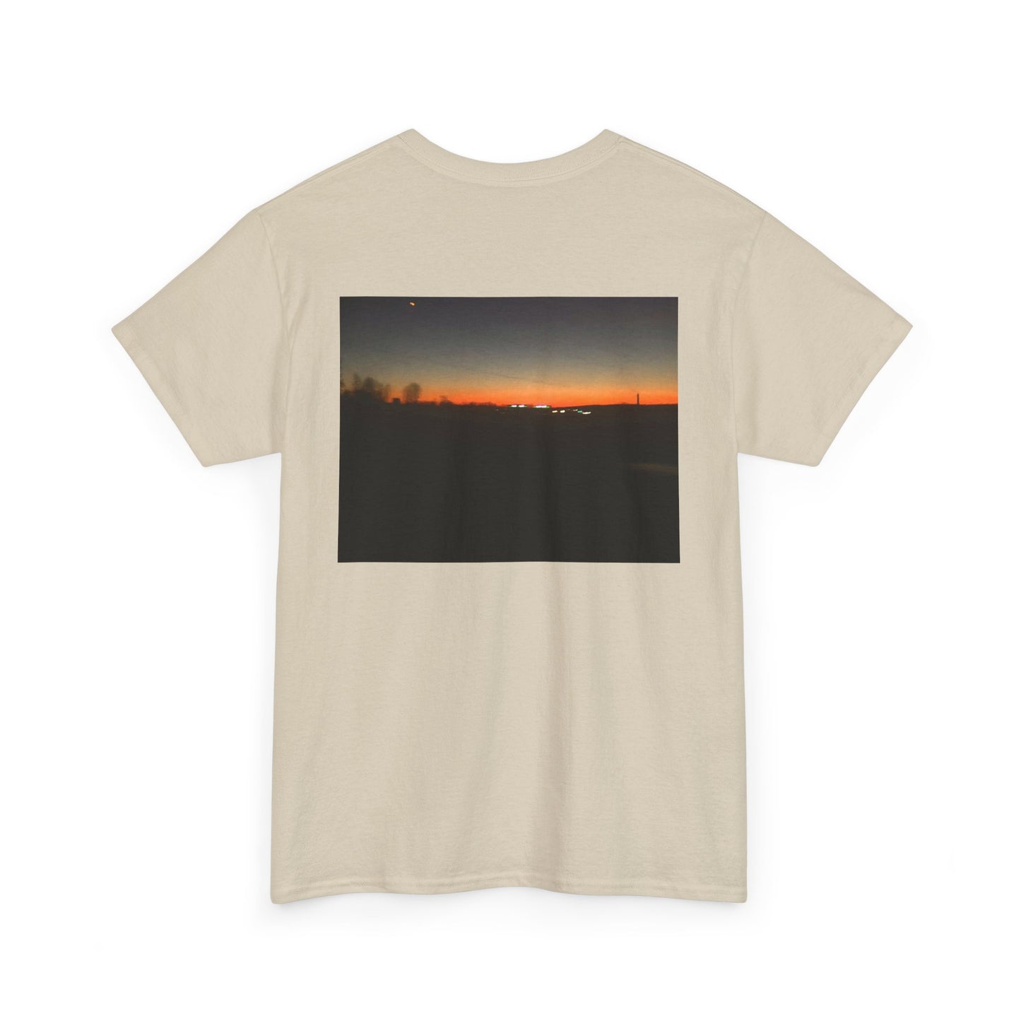 Scenic Sunset Unisex Heavy Cotton Tee - Perfect for Nature Lovers