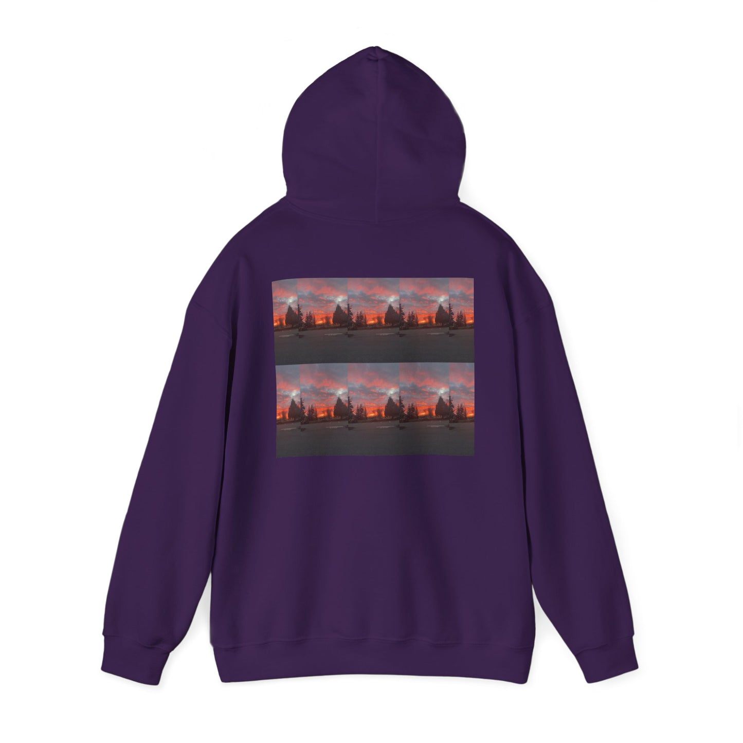 Scenery Prints Unisex Heavy Blend Hooded Sweatshirt - Cozy Landscape Graphic Hoodie