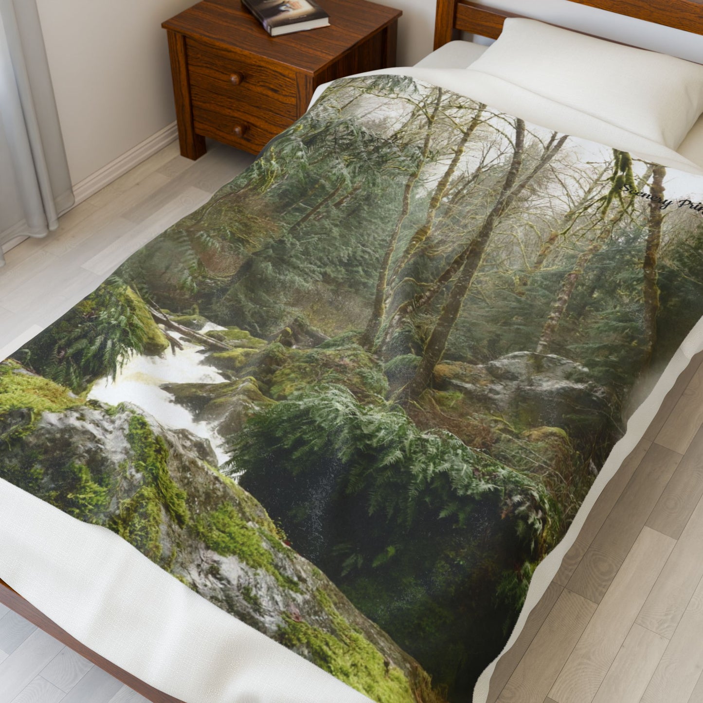Scenery Prints Waterfall Blanket