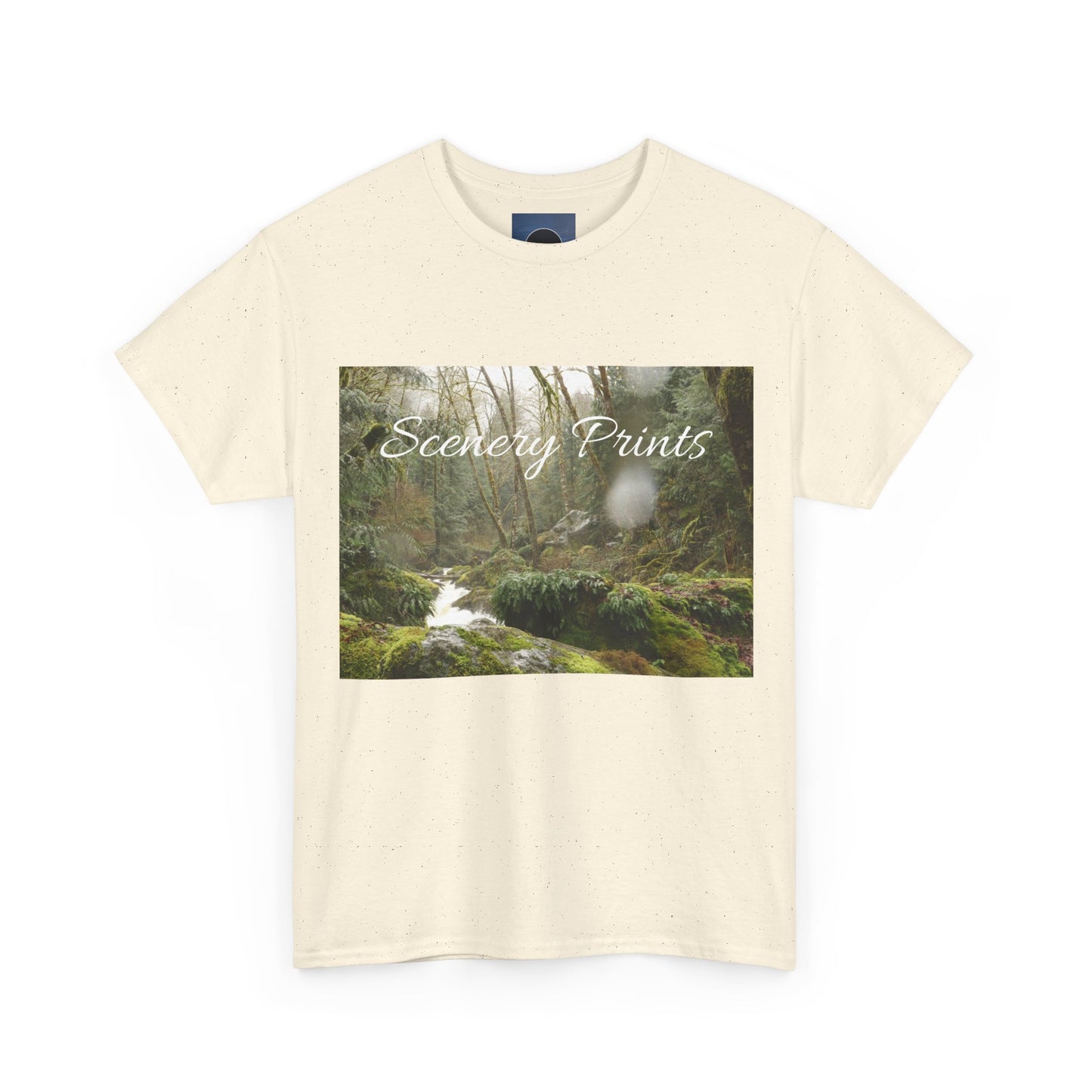 Scenery Prints Rainy Waterfall Tee