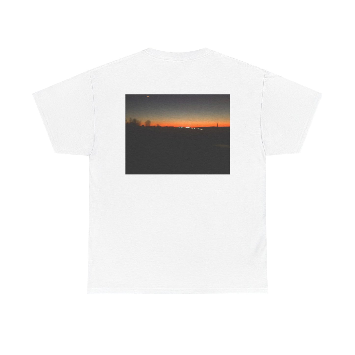 Scenic Sunset Unisex Heavy Cotton Tee - Perfect for Nature Lovers