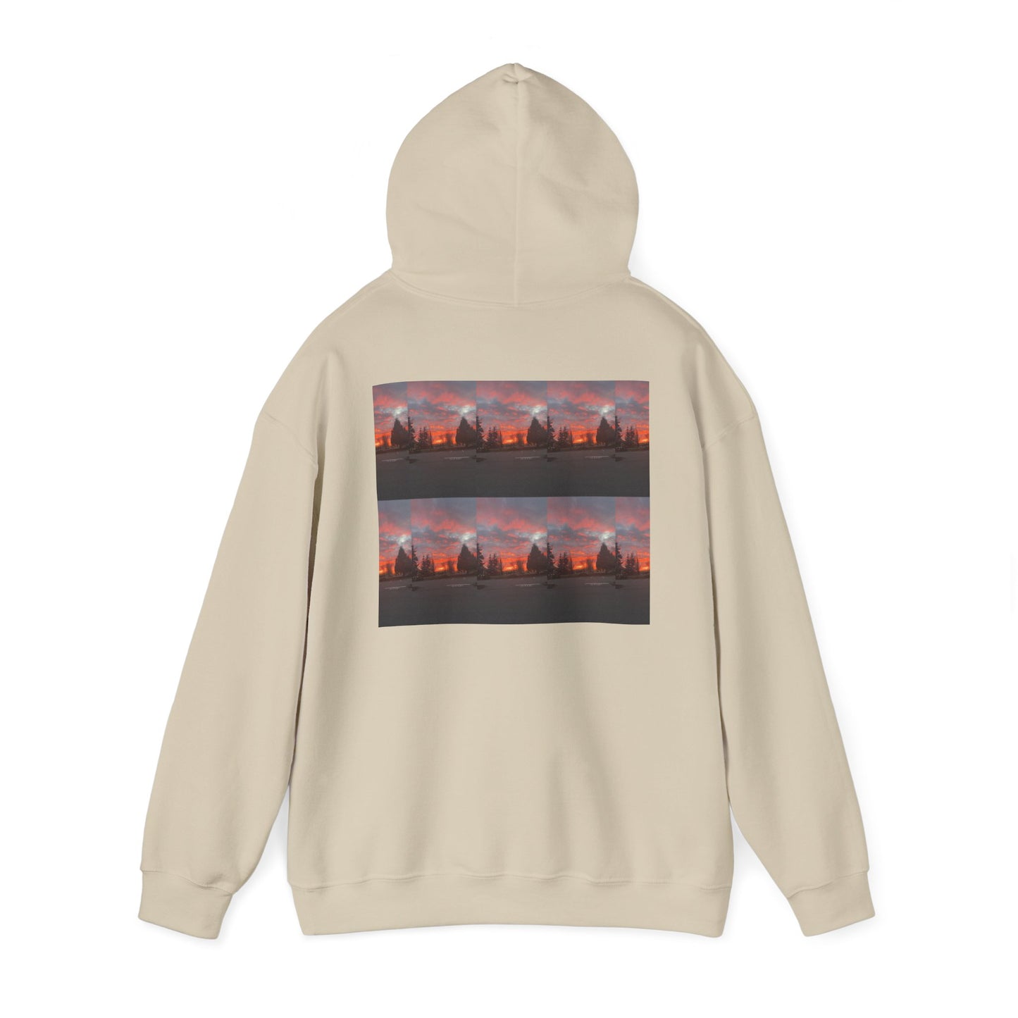 Scenery Prints Unisex Heavy Blend Hooded Sweatshirt - Cozy Landscape Graphic Hoodie