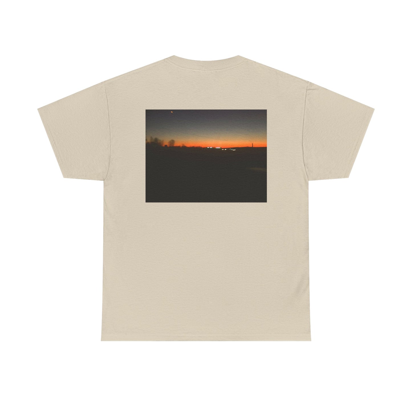 Scenic Sunset Unisex Heavy Cotton Tee - Perfect for Nature Lovers