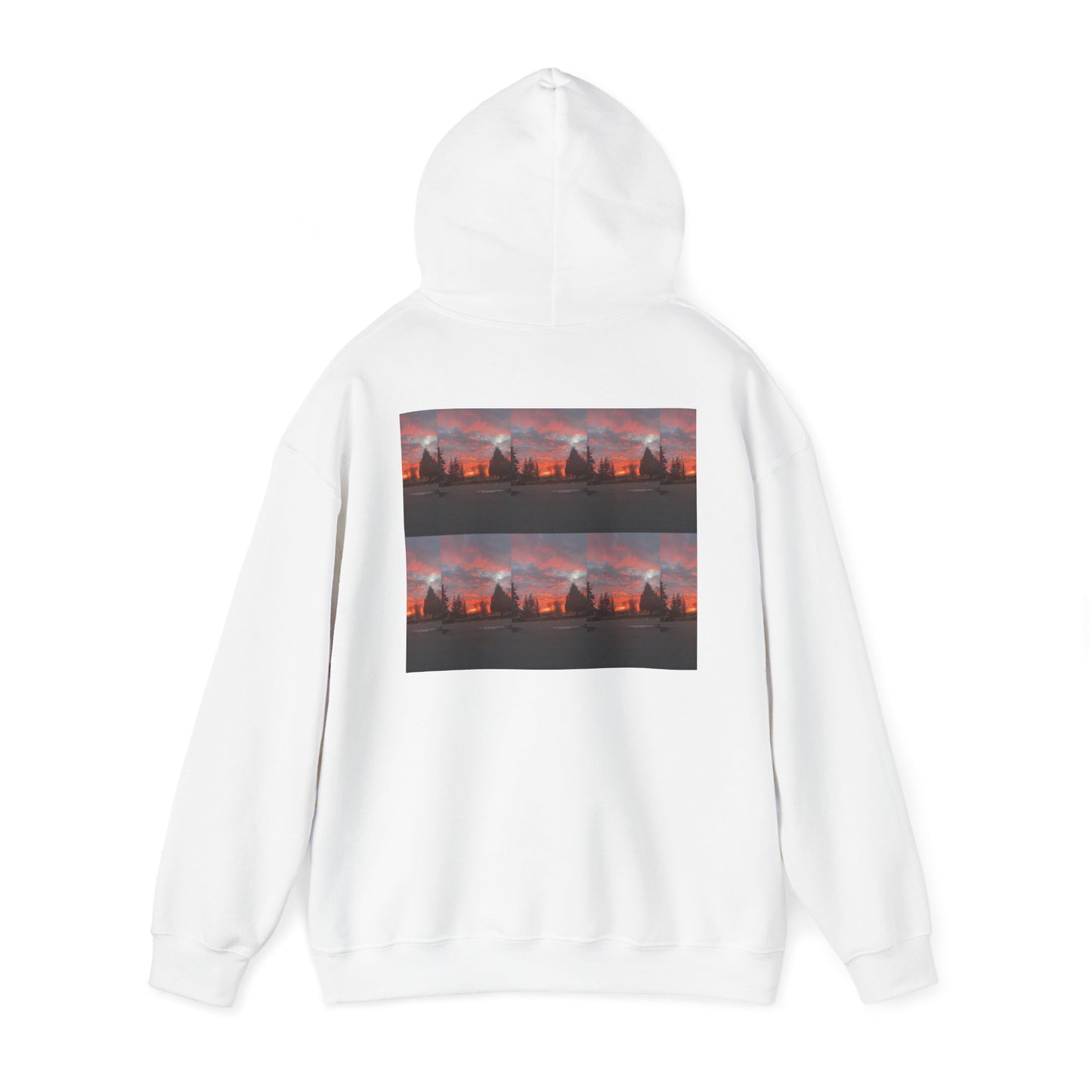 Scenery Prints Unisex Heavy Blend Hooded Sweatshirt - Cozy Landscape Graphic Hoodie