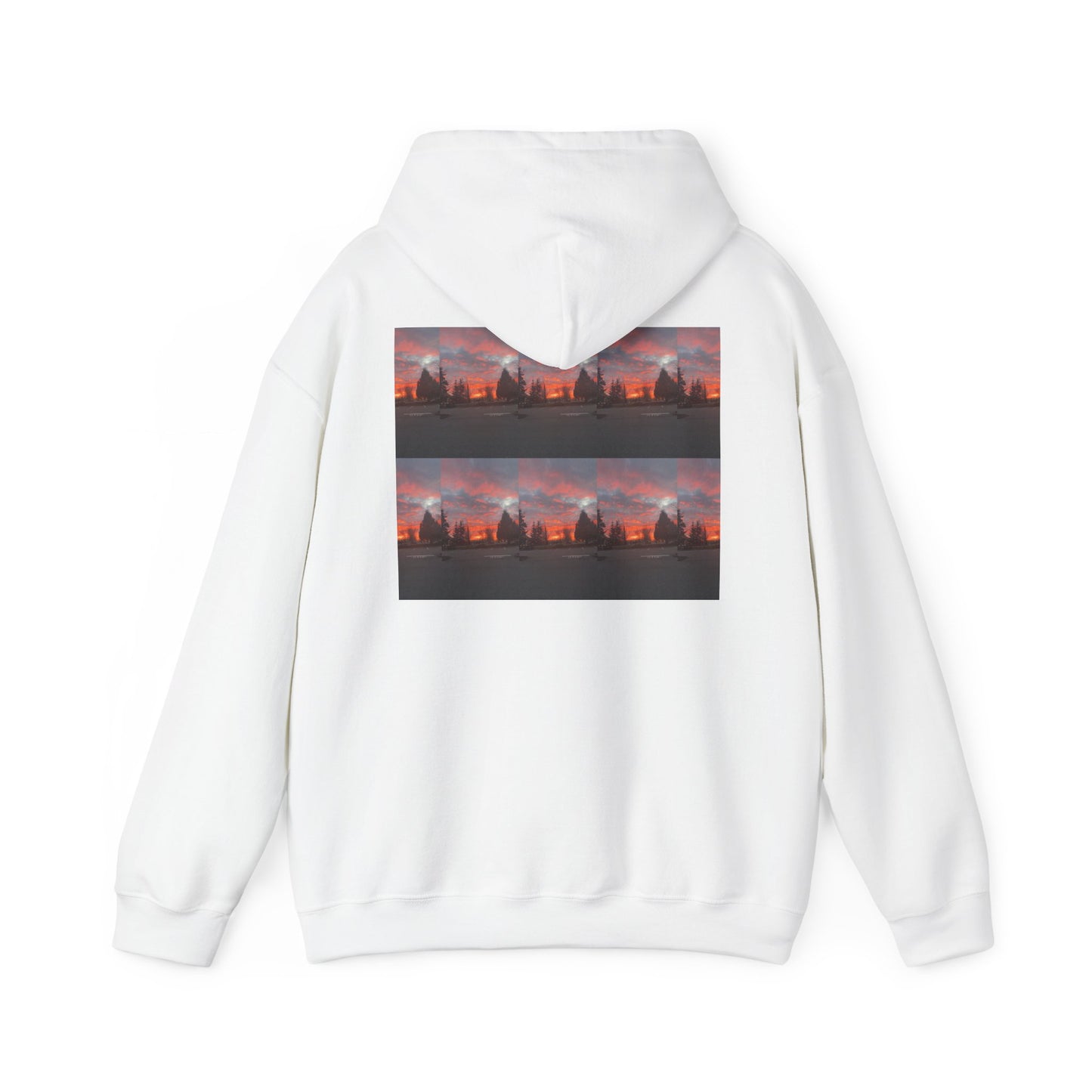 Scenery Prints Unisex Heavy Blend Hooded Sweatshirt - Cozy Landscape Graphic Hoodie