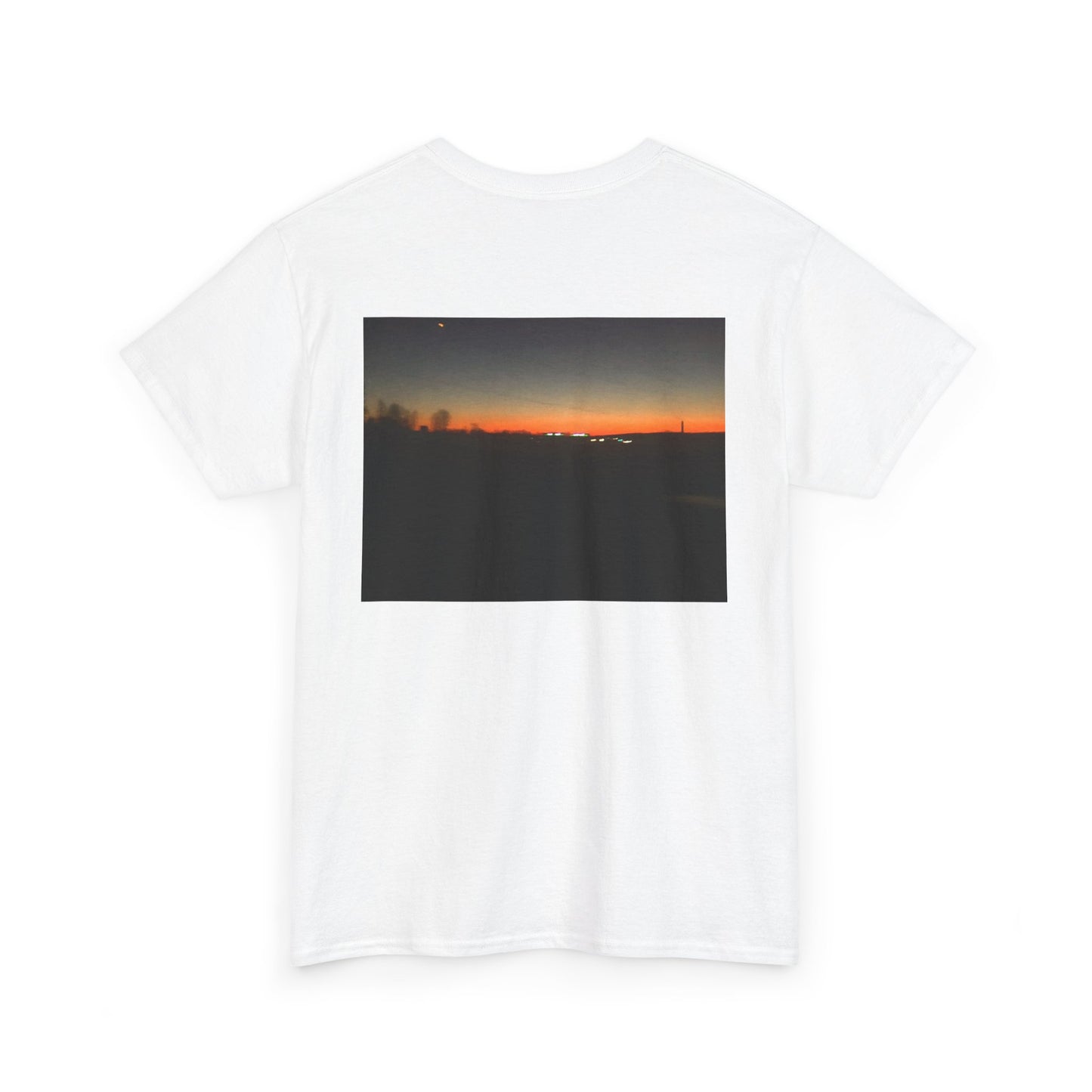 Scenic Sunset Unisex Heavy Cotton Tee - Perfect for Nature Lovers