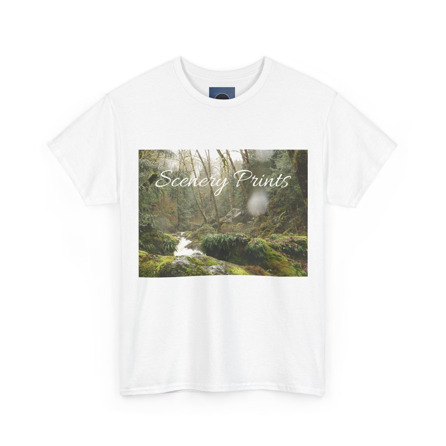 Scenery Prints Rainy Waterfall Tee