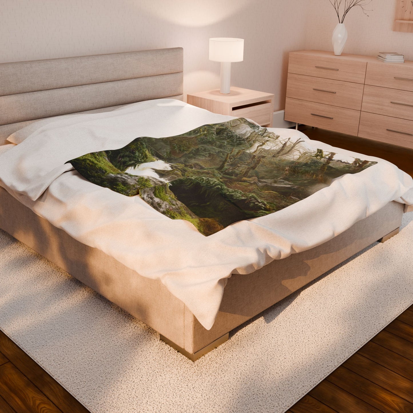 Scenery Prints Waterfall Blanket