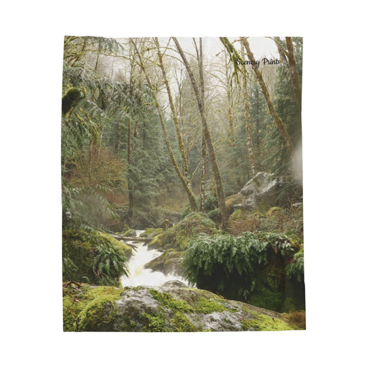 Scenery Prints Waterfall Blanket