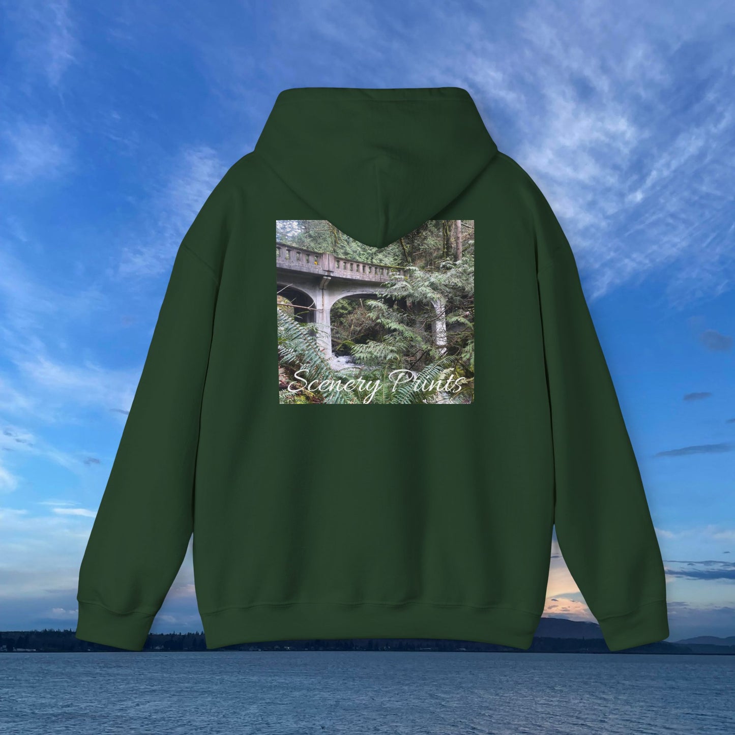 Scenic Prints Heavy Blend Bridge Hoodie