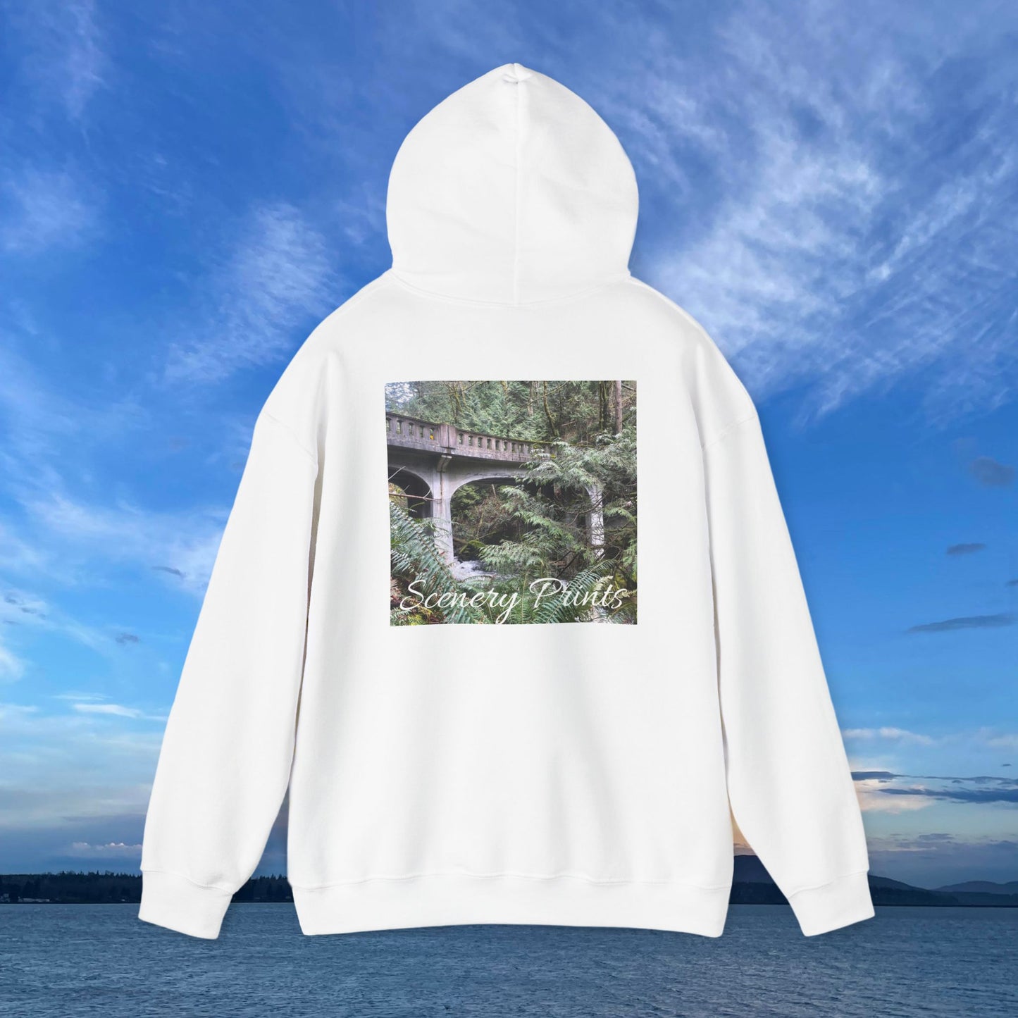 Scenic Prints Heavy Blend Bridge Hoodie